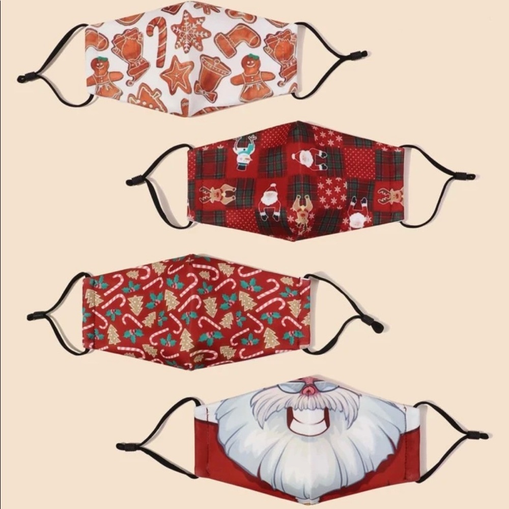 Christmas design face masks